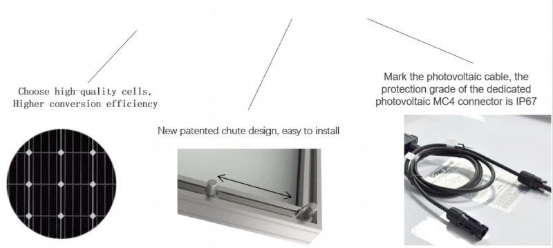 500W solar panel low Price for sale
