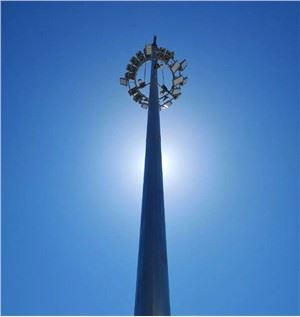 Galvanized Light Pole
