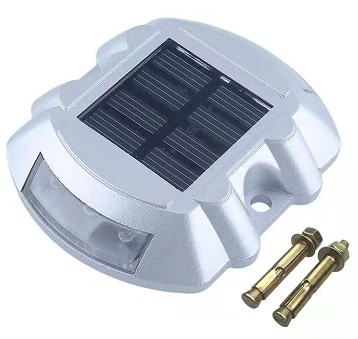 Solar Cast Aluminum LED Road Stud / High-Intensity Warning Light